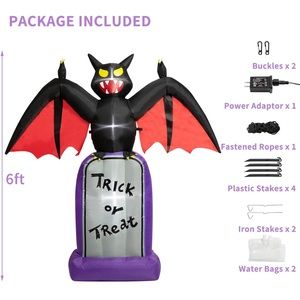 Inflatable Halloween decor, indoor/outdoor, LIKE NEW